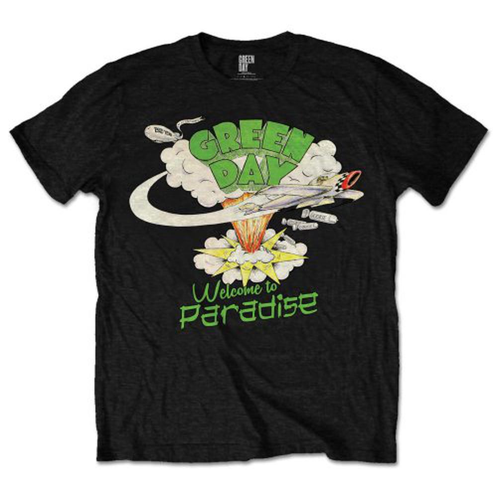 Green Day - Welcome To Paradise Tshirt Homme - Noir
